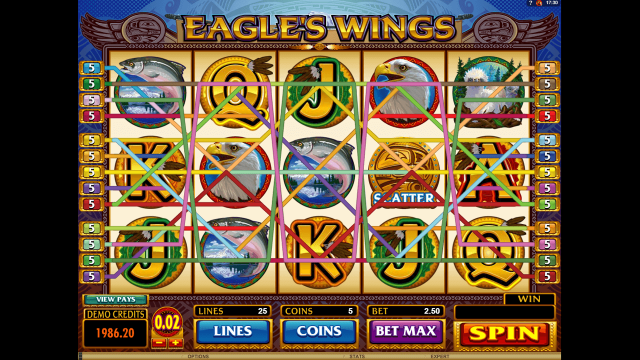 Игровой интерфейс Eagle's Wings 5