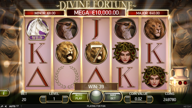 Бонусная игра Divine Fortune 5